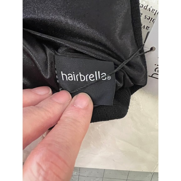 Womens Hairbrella 100% Waterproof Satin Lined Beanie‎ Black NIP main image 4